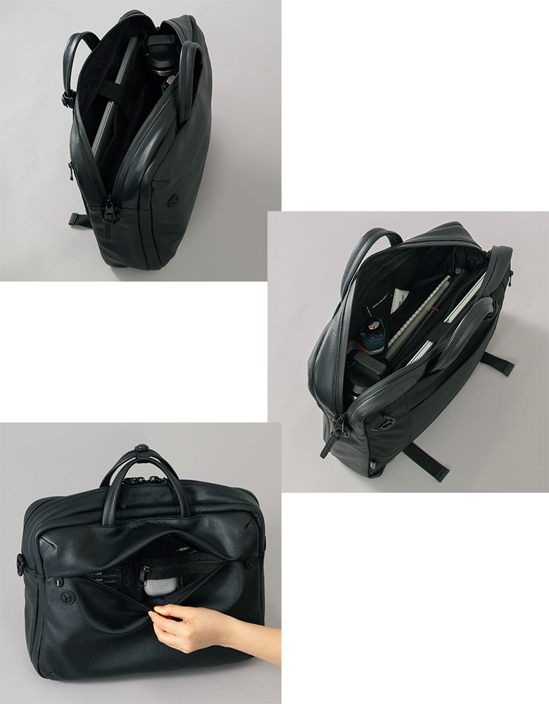 BROSKI AND SUPPLY CADENCE ブリーフバッグ ハンドル ショルダー