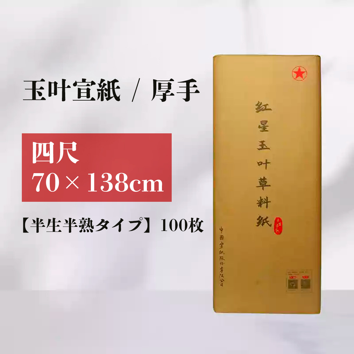 書道 宣紙 玉叶 紅星碑 安徽省 習字 紙 額 飾る 練習用 入れ にじま
