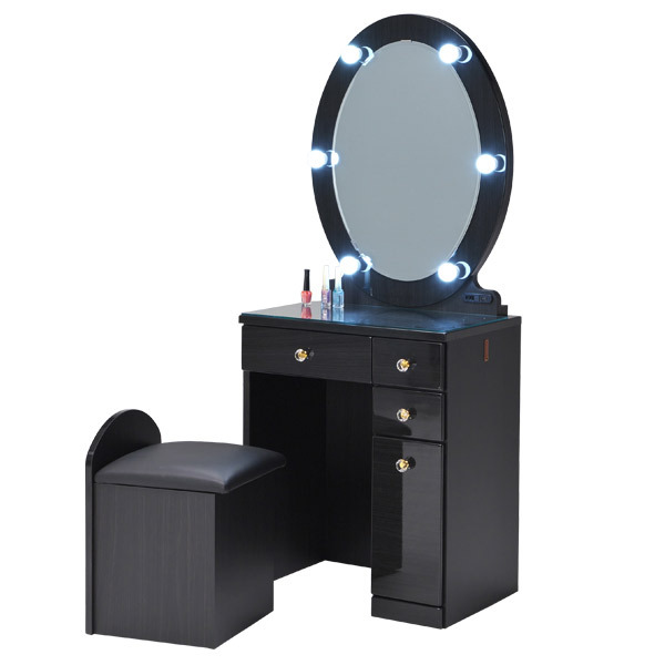 ドレッサー テーブル 椅子付き メイク台 化粧台 鏡台 収納 コスメ収納