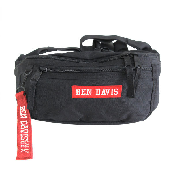 BEN DAVIS（ベンデイビス） ウエストバッグ ウエストポーチ 黒 ボディ