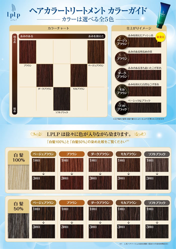 LPLP（ルプルプ） ヘアカラートリートメント(ダークブラウン)200g[LPLP