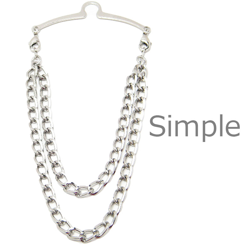 タイピン ネクタイピン ナロータイも、VゾーンもOK組替可能なネクタイ