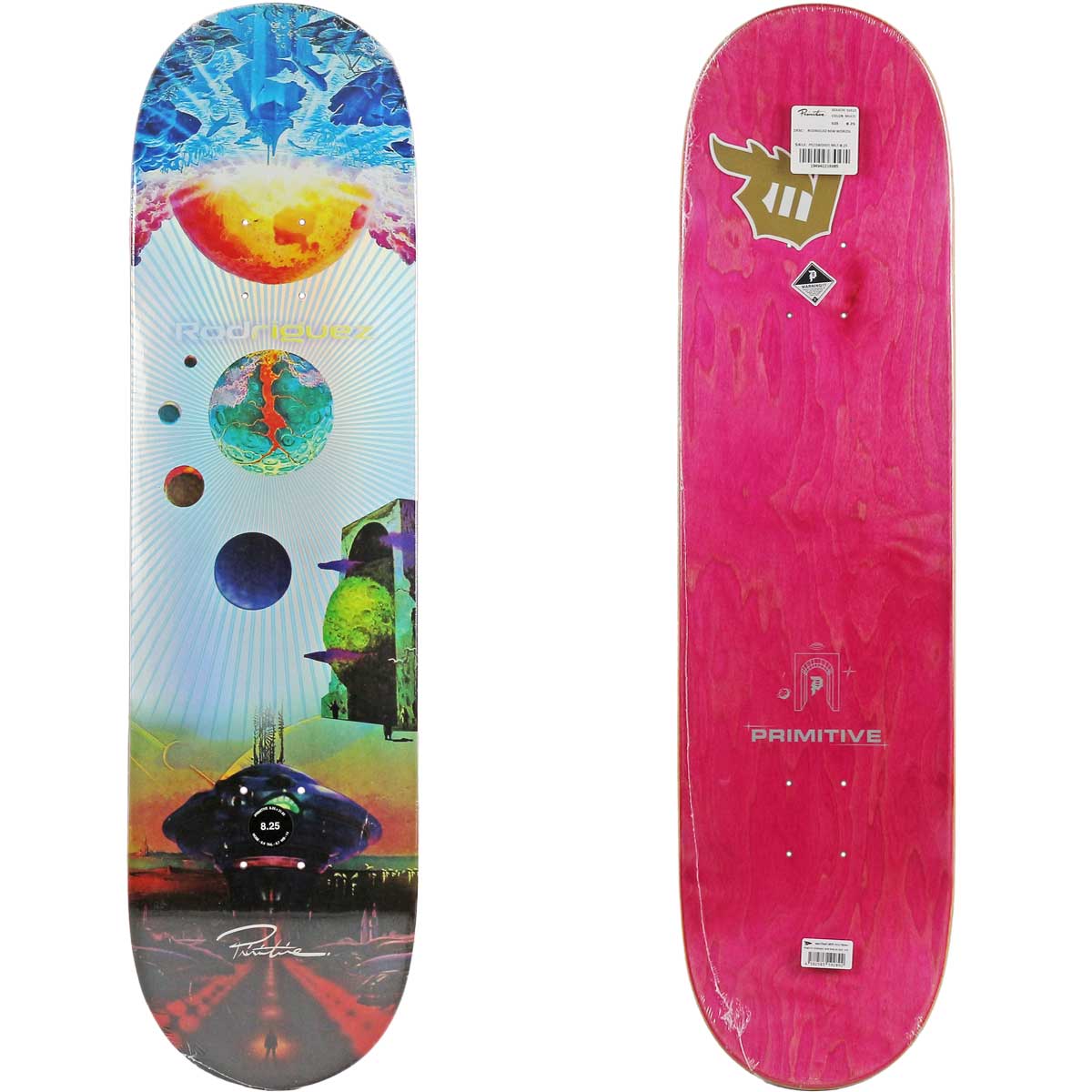 PRIMITIVE（プリミティブ） 8.25インチ スケボー デッキ Primitive