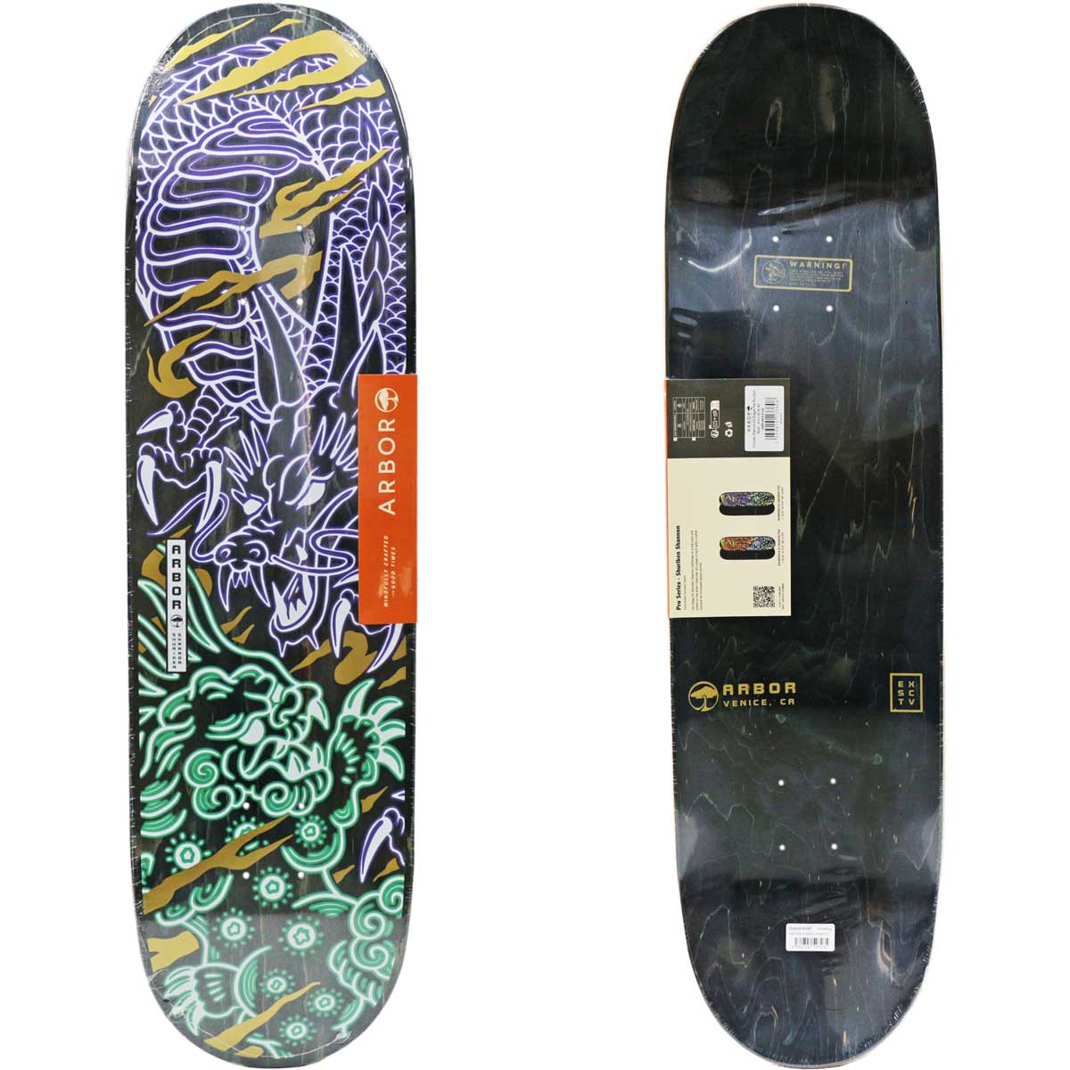 Arbor アーバー 8.5インチ スケボー デッキ Skateboards Pro Shuriken
