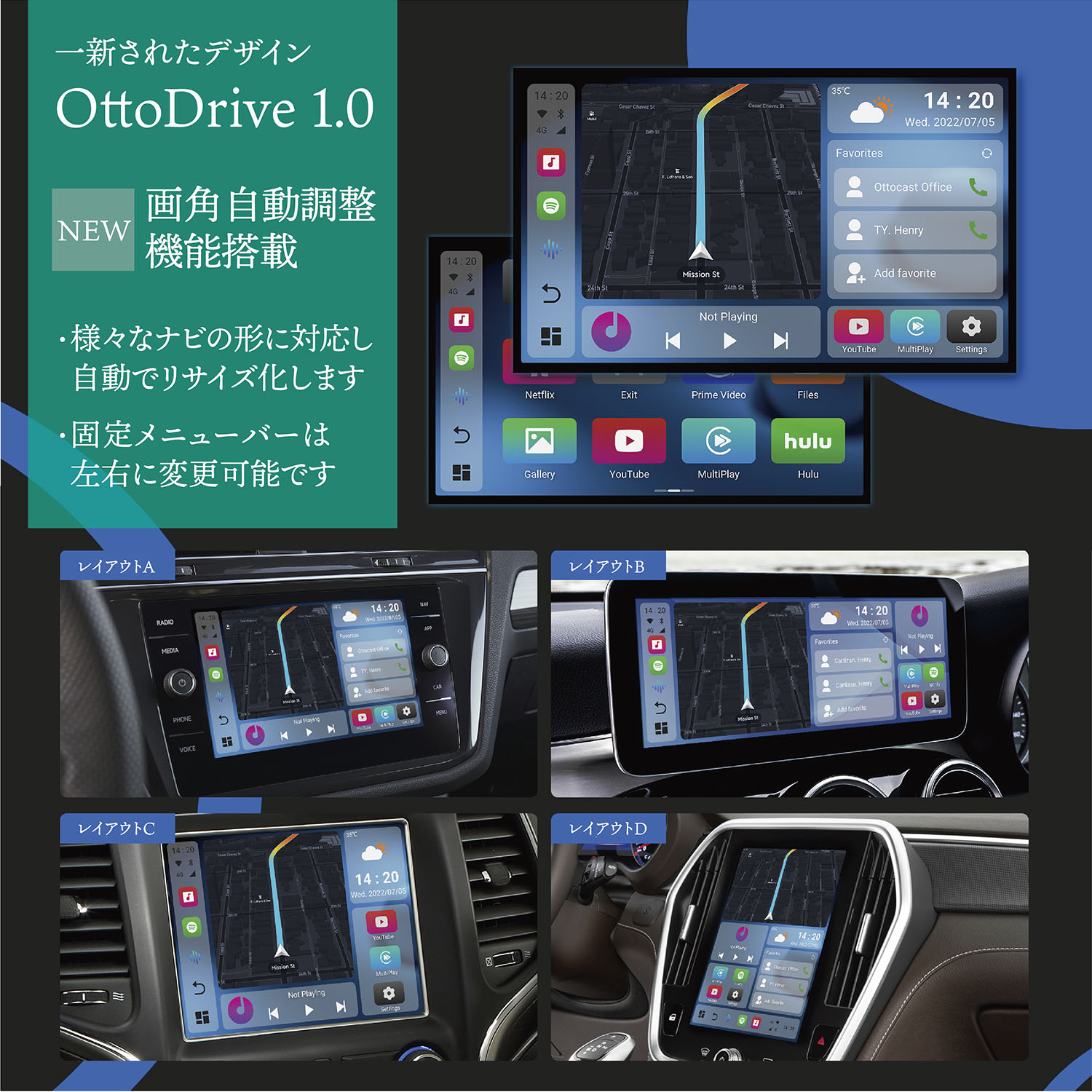 オットキャスト Ottocast PICASOU2 Pro ピカソウ2プロ PCS35 CarPlay