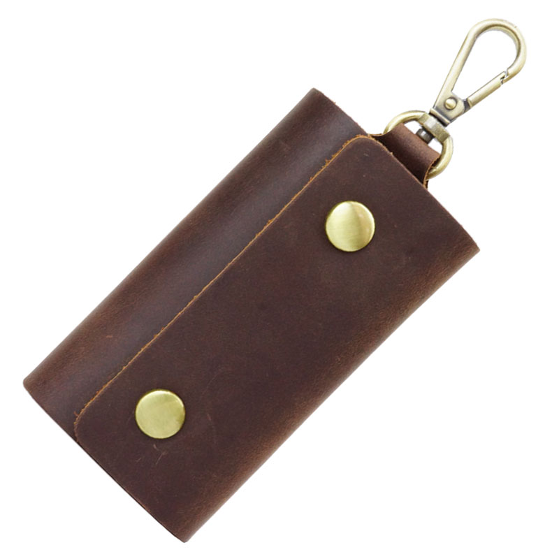 キーケース 6連 本革 牛革 シンプル カラビナ メンズ レディース