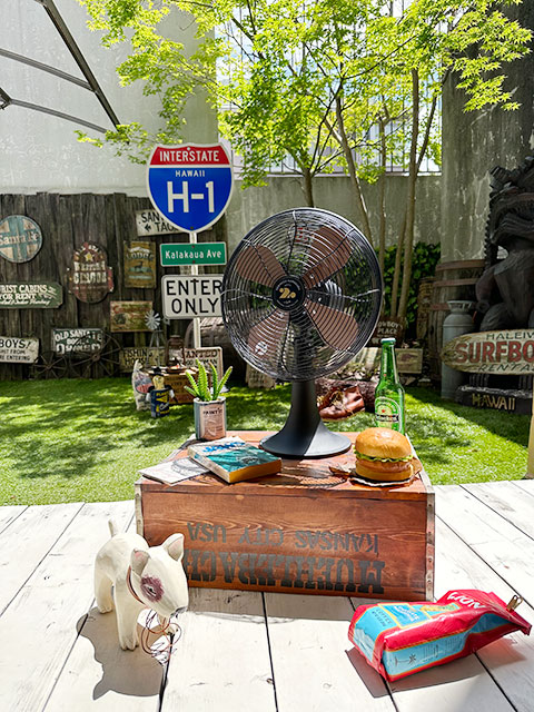 扇風機 ハモサ レトロファン テーブル （ブラック） HERMOSA RETORO