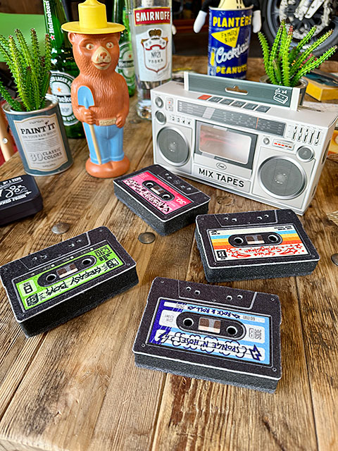 Fred カセットテープ スポンジ 4個セット □ アメリカン雑貨 アメリカ