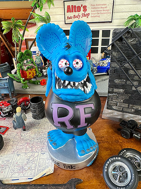 RAT FINK（ラットフィンク） ファンコ ボビングヘッド （ブルー