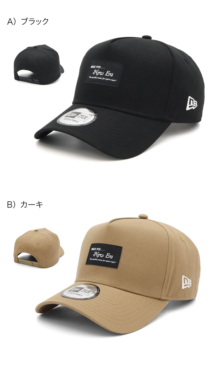 NEW ERA（ニューエラ） キャップ ブラックパッチ ONSPOTZ別注