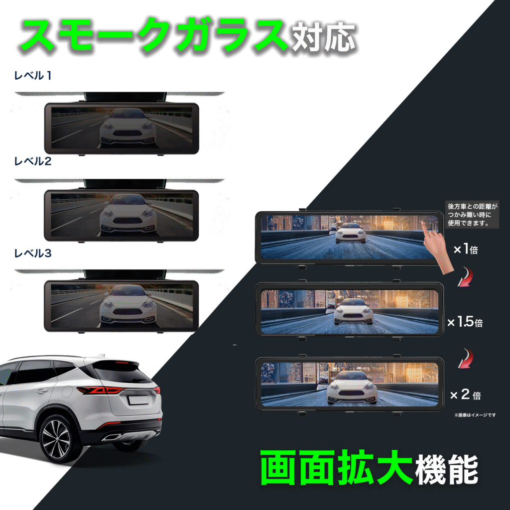 慶洋エンジニアリング KEIYO とにかく明るいデジタルバックミラー AN