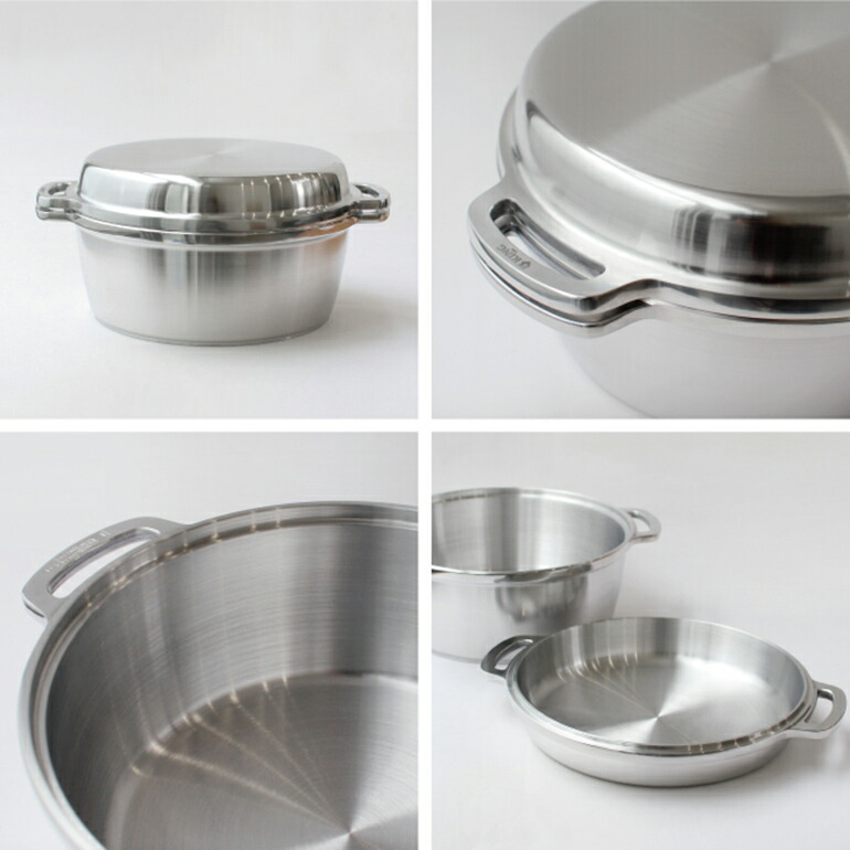 無水鍋（MUSUI） 日本製 KING 24cm IH 直火 オーブン 無水調理 アルミ