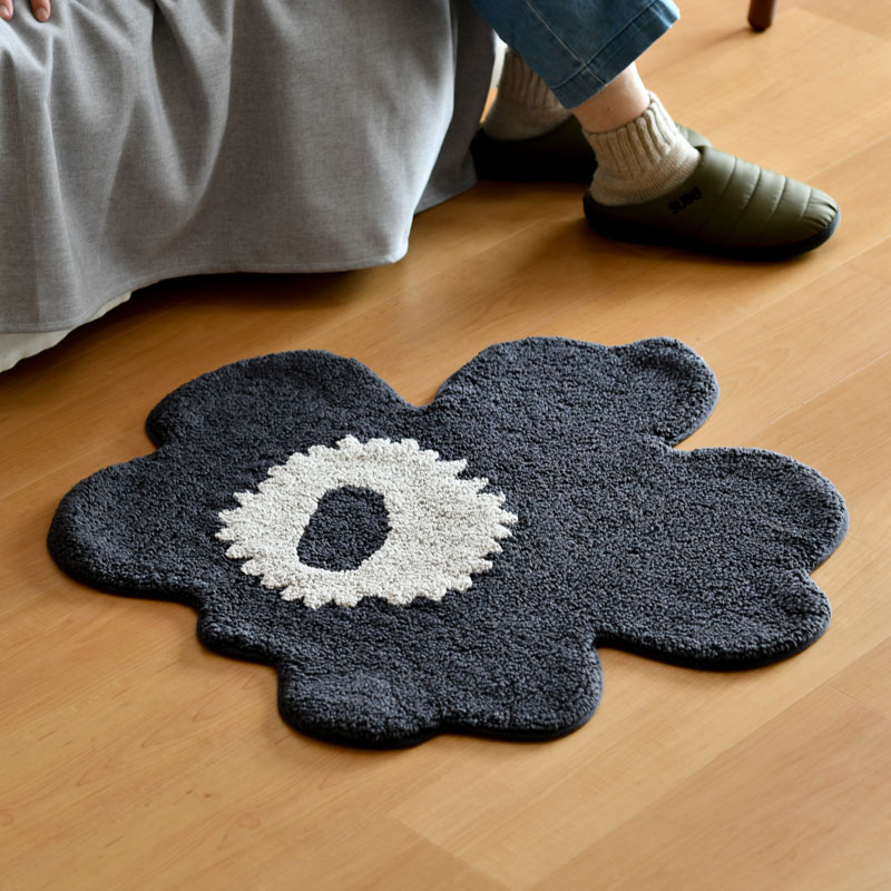 marimekko（マリメッコ） バスマット 73×74cm ウニッコ ブラック