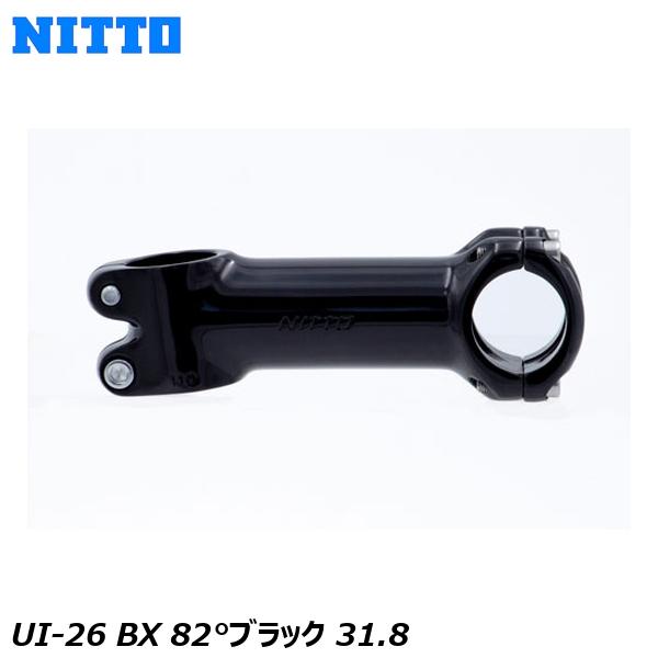 NITTO 日東 UI-26 BX 82°ブラック 31.8 自転車 ステム : Cycleroad