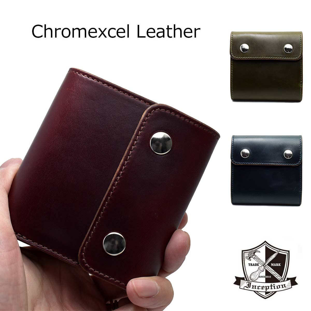 インセプション 財布 ショートトラッカーウォレット ホーウィン クロム