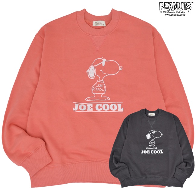 SNOOPY（スヌーピー） ジョークール トレーナー 裏毛 スウェット