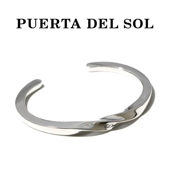 PUERTA DEL SOL（プエルタ・デル・ソル） Mobius Strip Bangle SILVER