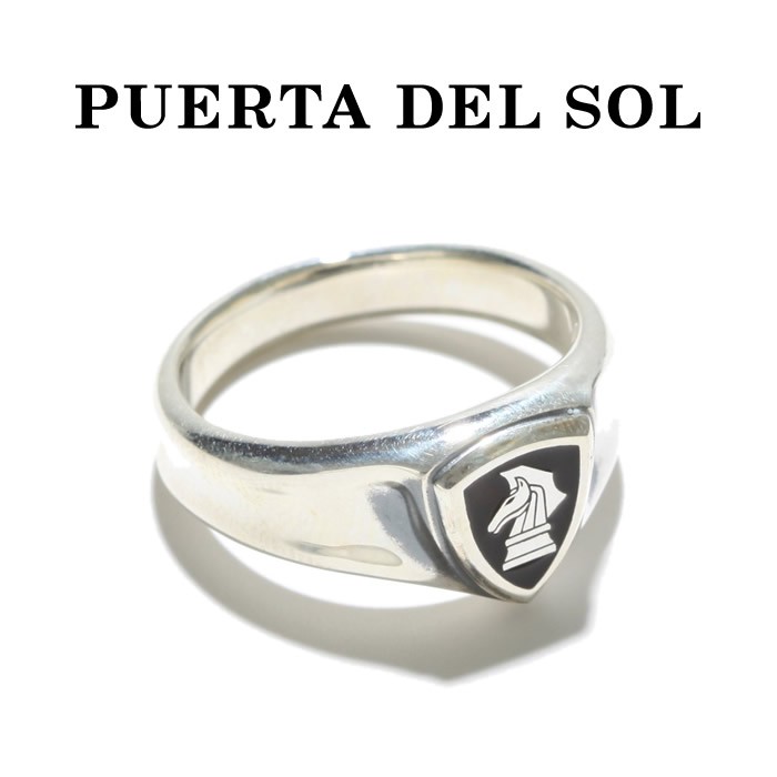 PUERTA DEL SOL（プエルタ・デル・ソル） Chess Knight Emblem Ring