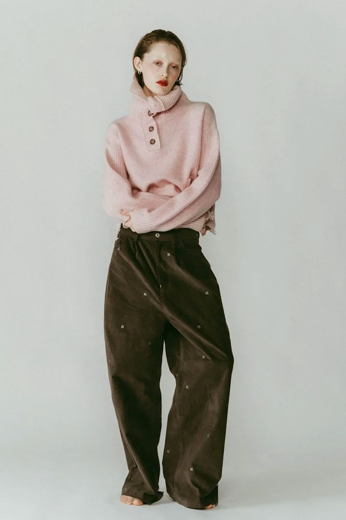 Knuth Marf（クヌースマーフ） トップス ニット ボタン ハイネック