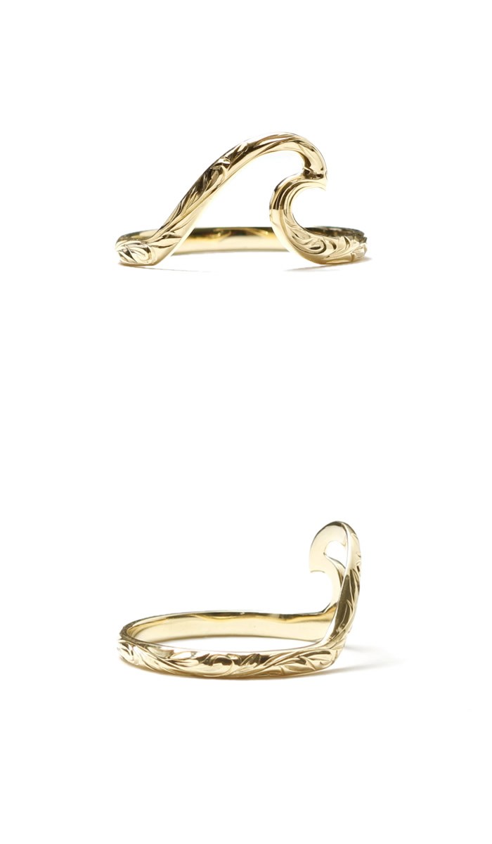 Maxi（マキシ） ハワイアンジュエリー ウェイヴィリング 大波リング