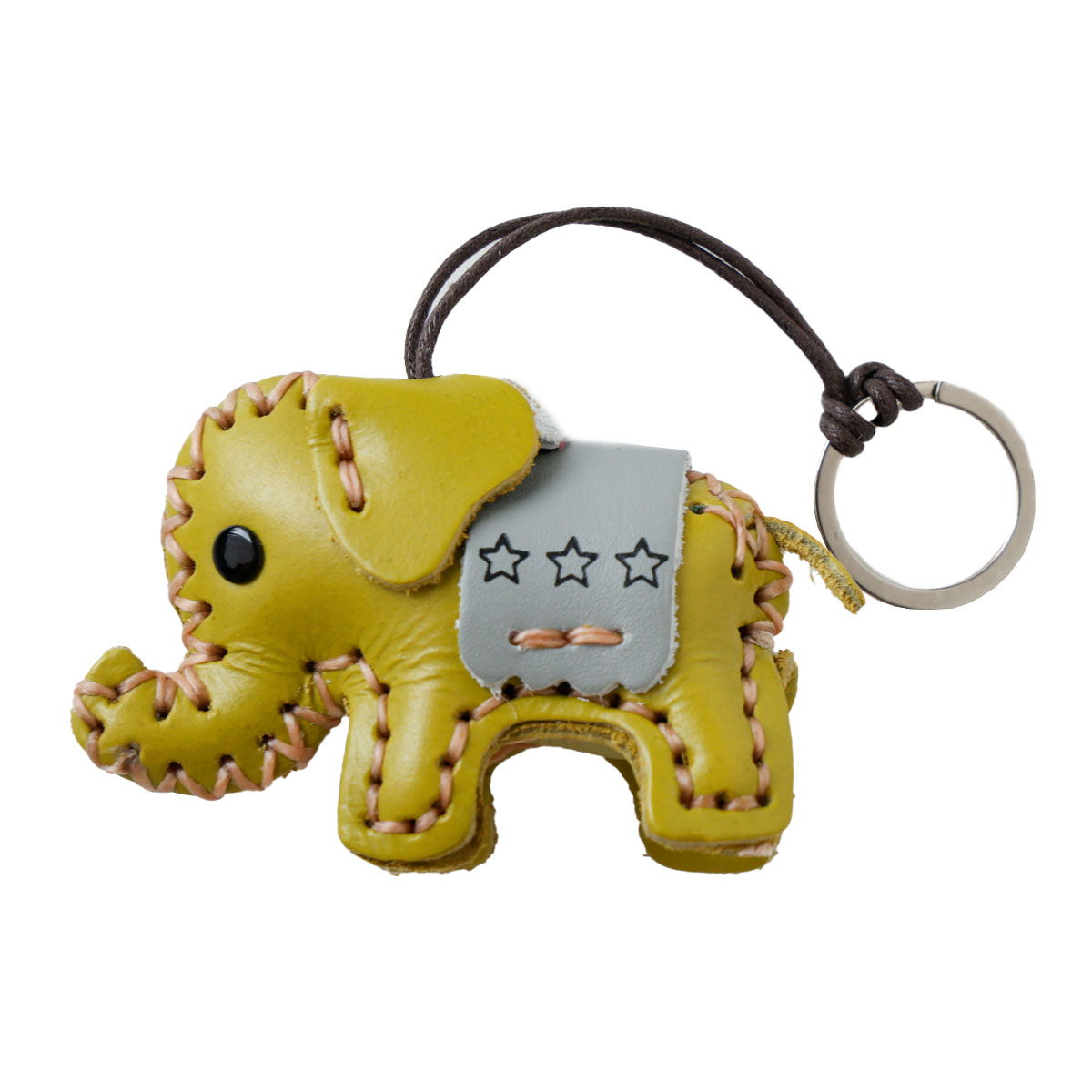 レザー キーホルダー 象 ゾウ エレファント プチギフト レディース
