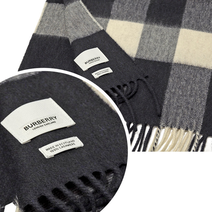 BURBERRY（バーバリー） マフラー カシミヤ100% ロング 大判 英国