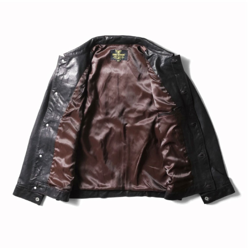 HOUSTON（ヒューストン） レザートラッカージャケット レザートラック