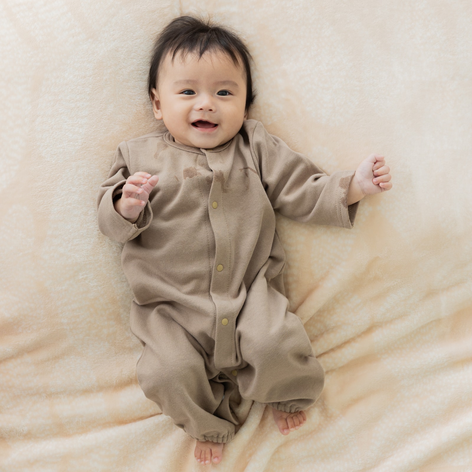 chil2 ネコポス送料無料 長袖 ツーウェイ 綿100% ロンパース