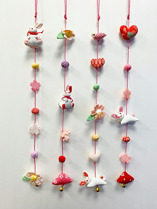 吊るし飾り つるし飾り 壁飾り インテリア ドア 飾り 桜とミニうさぎの