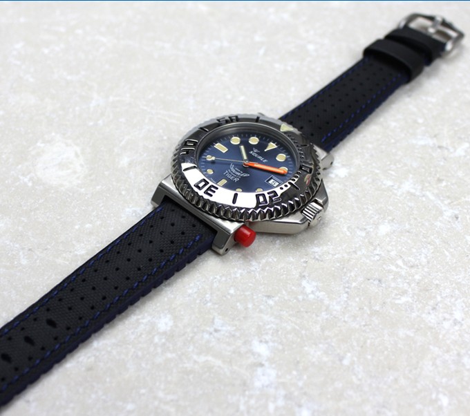 時計ベルト バンド 腕時計バンド HIRSCH ROBBY / ロビー（300M WR