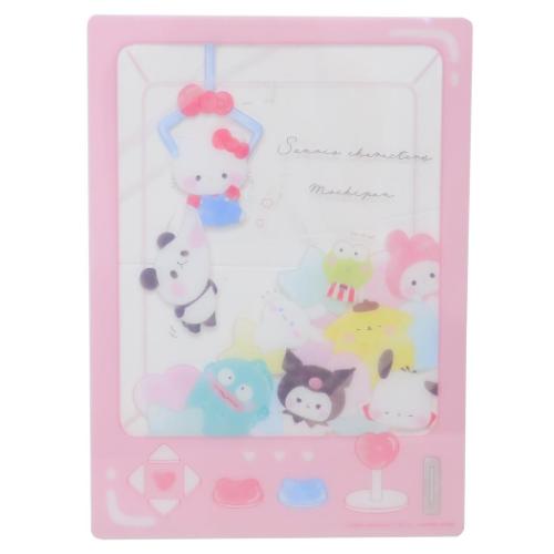 下じき 下敷き サンリオキャラクターズxもちもちぱんだ クレーンゲーム