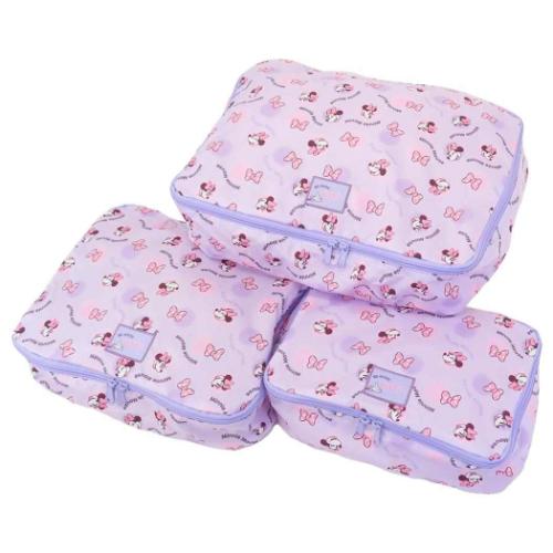 ミッキー＆フレンズ ミニーマウス トラベルポーチ3点セット 旅行ポーチ