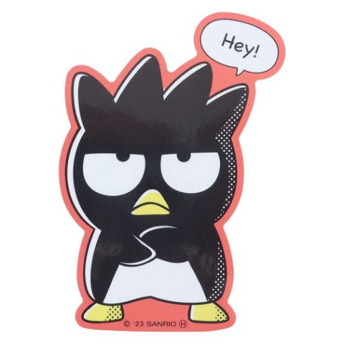 バッドばつ丸 グッズ ダイカットシール キャラクター キャラクター