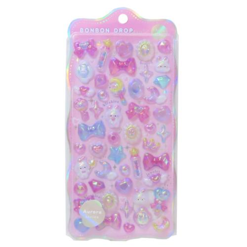 お一人様5つまで】シールシート ボンボンドロップシール チュルキラ