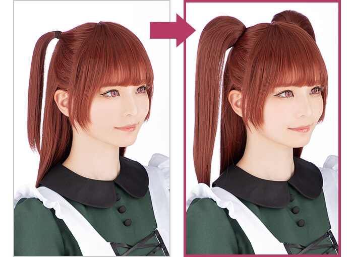 コスプレ ウィッグ クラッセ SARAすっきりバンス40cm ウィッグパーツ