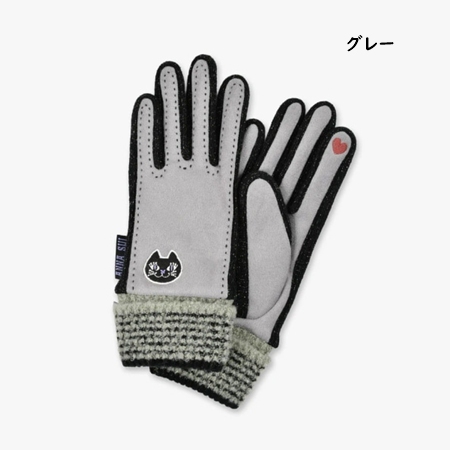 ANNA SUI（アナスイ） 手袋 グローブ TITI ムートン調 スマホ対応