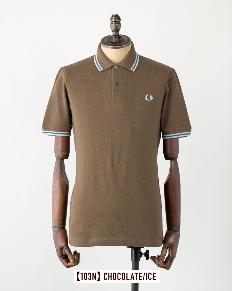 FRED PERRY（フレッドペリー） ポロシャツ M12 英国製 ティップライン