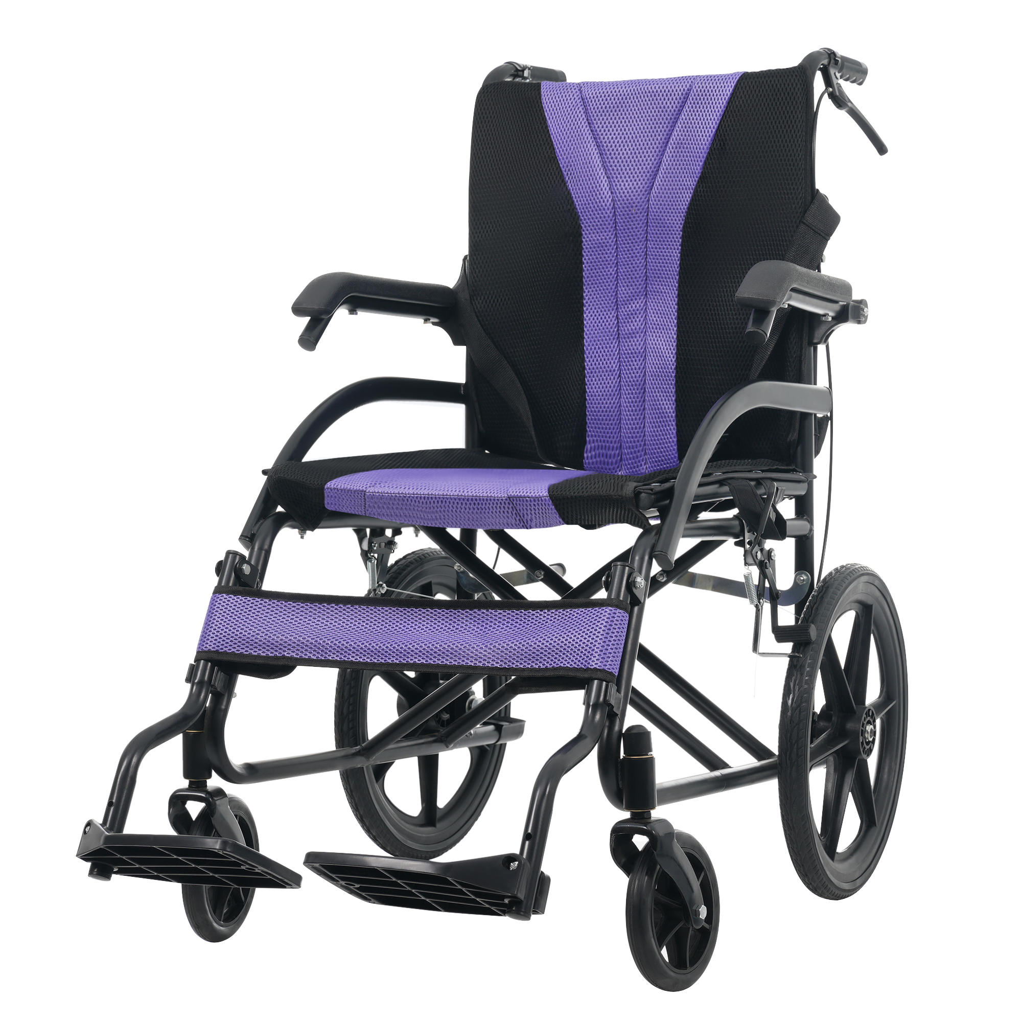 車椅子 軽量 介助用 コンパクト 折りたたみ 自走用車いす折り畳み