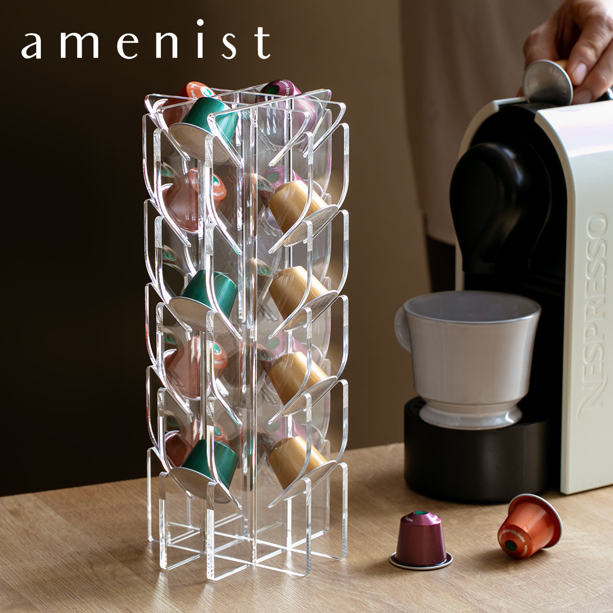 Trytec 特典付き コーヒーカプセルスタンド ネスプレッソカプセル