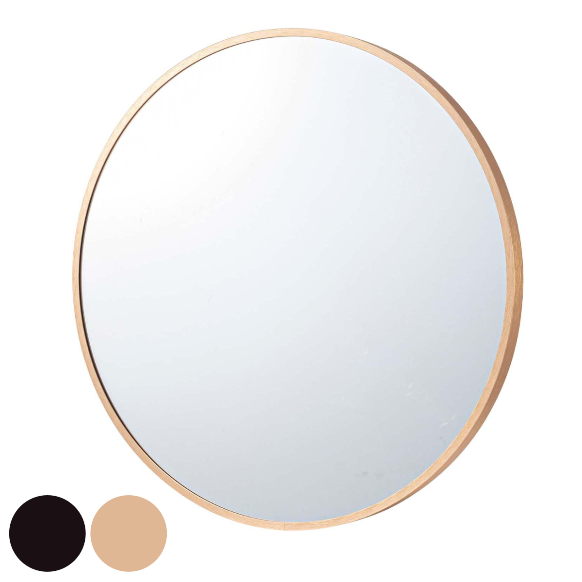 東谷 ウォールミラー 円型 直径50cm （ 丸 ラウンド 鏡 ミラー 壁掛け