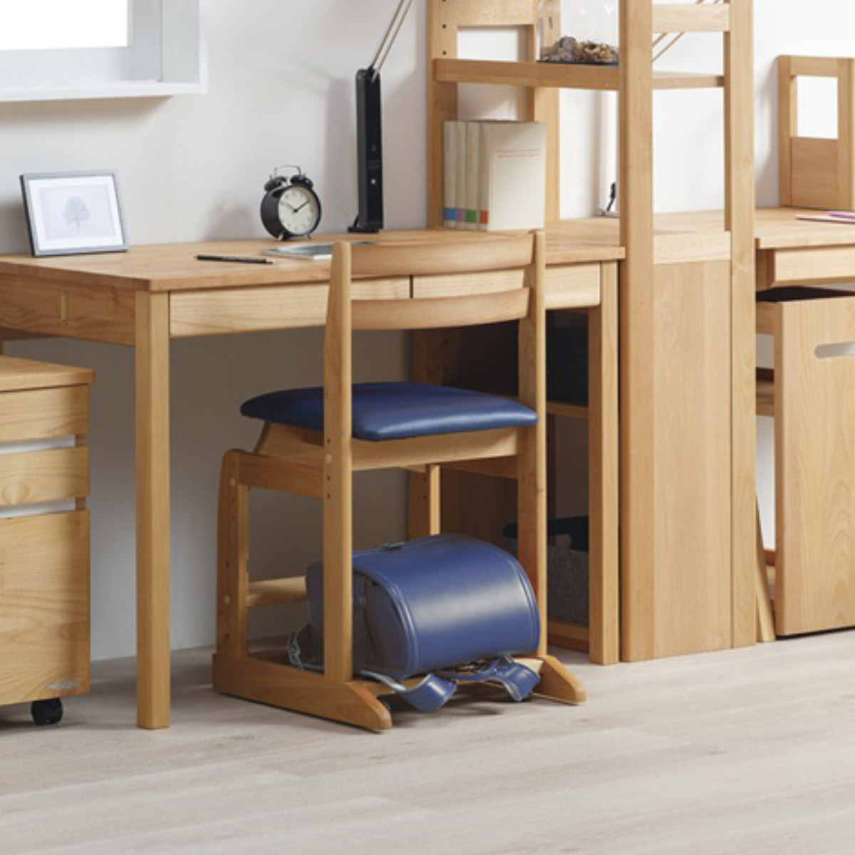 堀田木工所 学習椅子 勉強椅子 クッション座面タイプ リビング