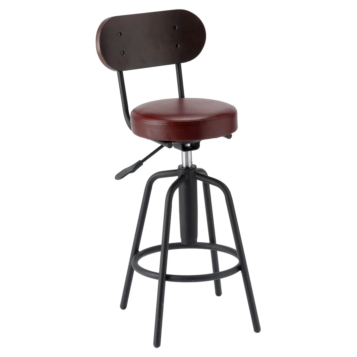 カウンターチェア 2脚セット 座面高61〜71cm 回転 タムチェア （ バー