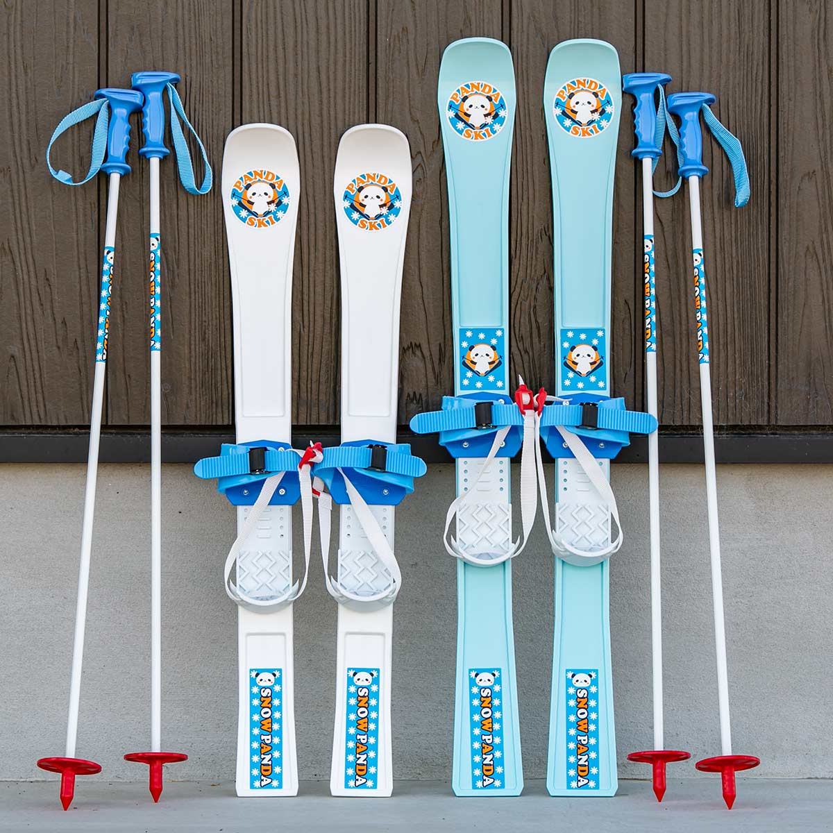 スキーセット パンダスキー 85cm （ 初心者 スキー板 ストック スキー