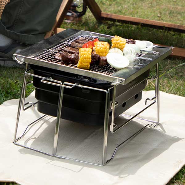 バーベキューコンロ 折りたたみ bbqコンロ 小型 コンパクト
