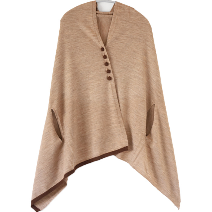 SAIFUKU(サイフク) mino(みの) nico ストール ポンチョ 秋の木の実を