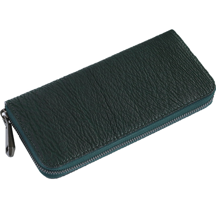 ZOO（ズー） 財布 サメ革 長財布 ラウンドファスナー 鮫革