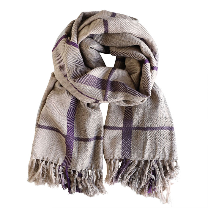 工房織座（kobo oriza） AYA ウール ショール ウィンドウペーン