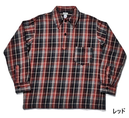 WAREHOUSE（ウエアハウス） プルオーバー フランネル チェックシャツ