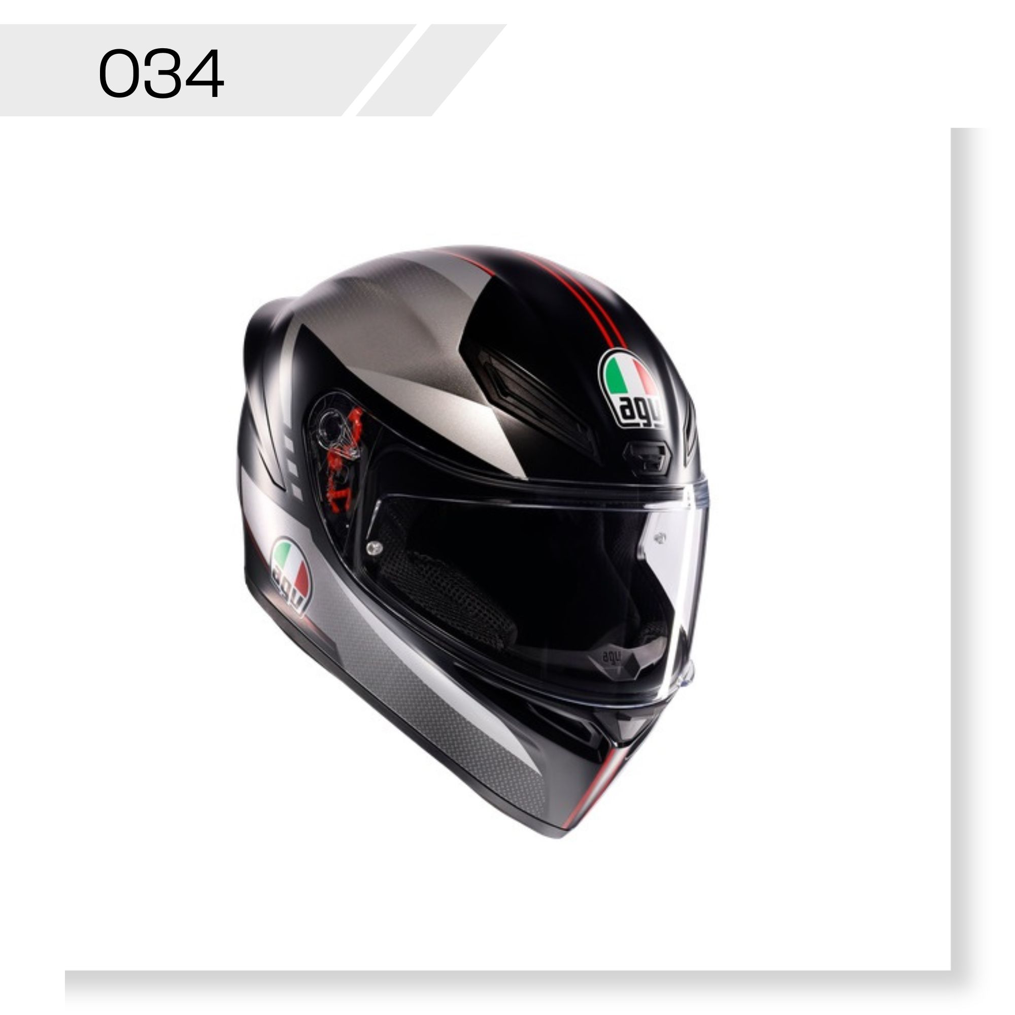 公式】K1 S JIST Asian Fit-LAP MATT BLACK/GREY/RED 安心の保証付き