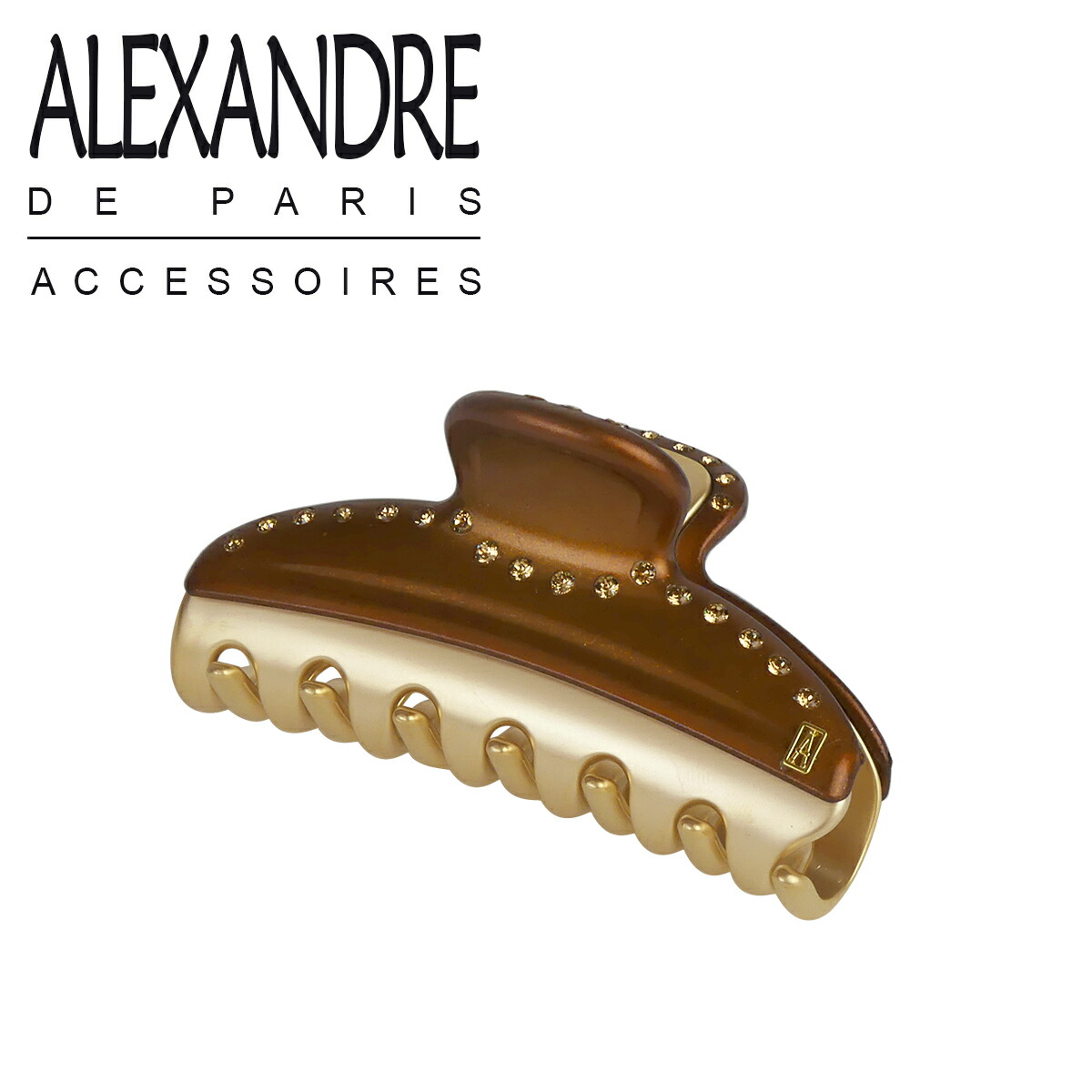 ALEXANDRE DE PARIS べっ甲柄 ヘアクリップサイズM ALEXANDRE DE PARIS